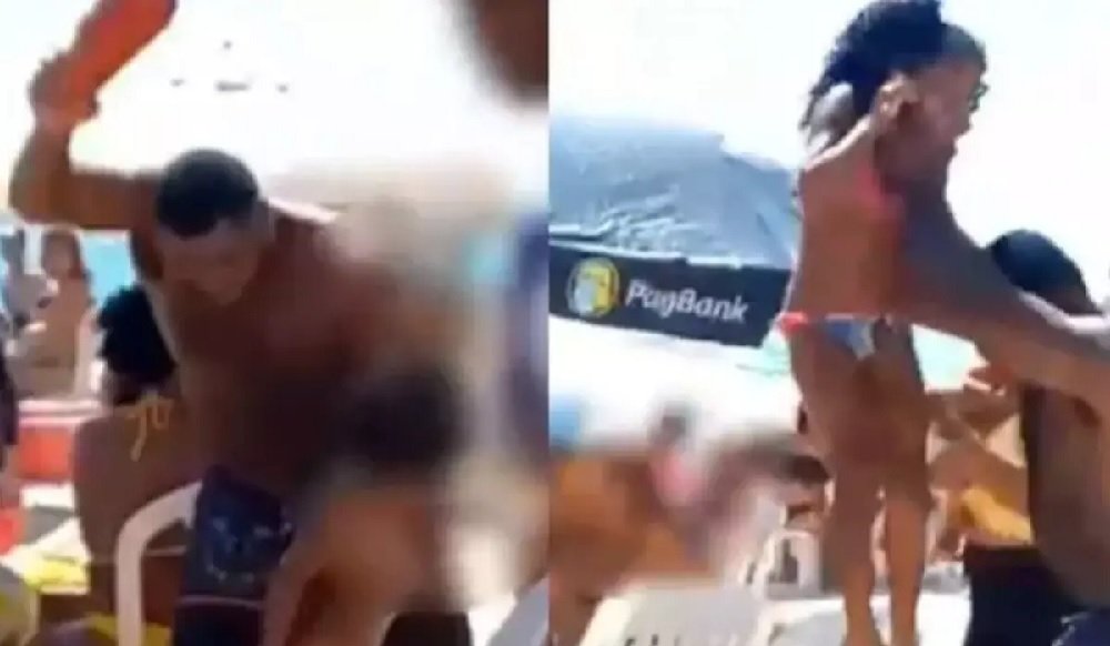PAI BATE NA FILHA EM PRAIA